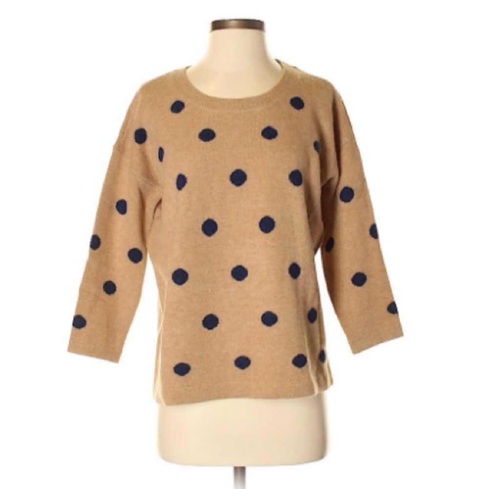 Madewell merino wool polka dot sweater